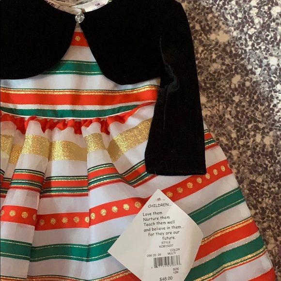 Infant girls new holiday dress - Picture 3 of 8